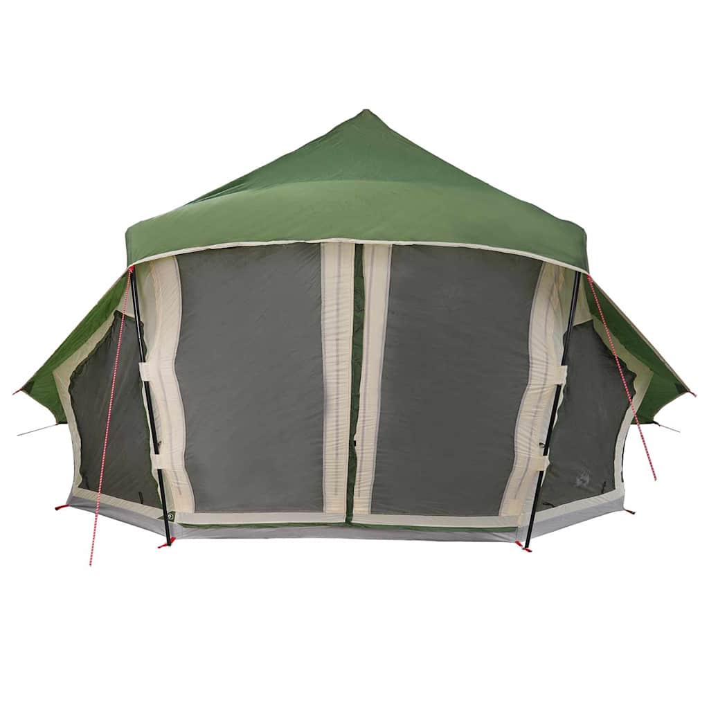 vidaXL Familien-Tipi-Zelt Tipi mit Dach Grün 508 x 470 x 300 cm