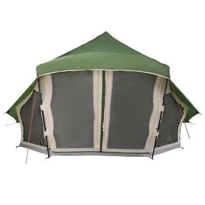 vidaXL Familien-Tipi-Zelt Tipi mit Dach Grün 508 x 470 x 300 cm