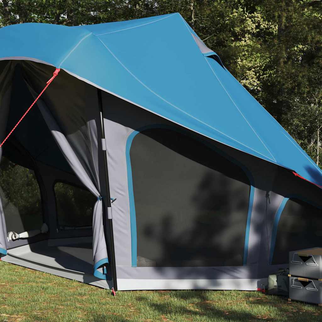 vidaXL Familien-Tipi-Zelt Tipi Blau und Grau 508 x 470 x 300 cm