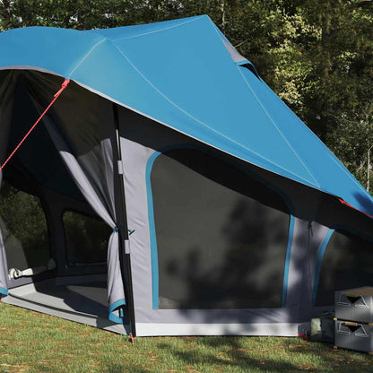 vidaXL Familien-Tipi-Zelt Tipi Blau und Grau 508 x 470 x 300 cm