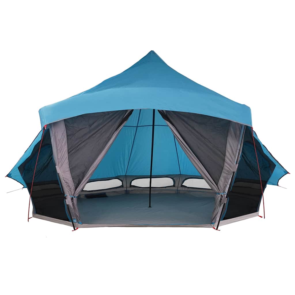 vidaXL Familien-Tipi-Zelt Tipi Blau und Grau 508 x 470 x 300 cm
