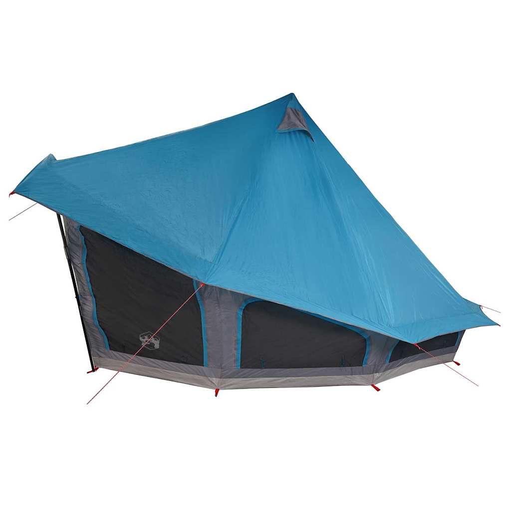 vidaXL Familien-Tipi-Zelt Tipi Blau und Grau 508 x 470 x 300 cm
