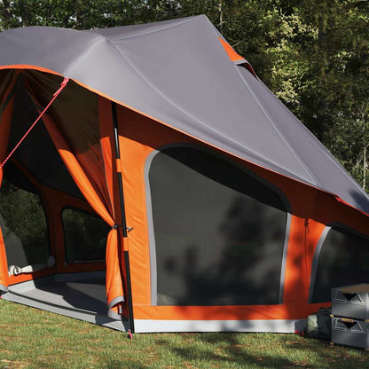 vidaXL Familien-Tipi-Zelt Tipi Grau und Orange 508 x 470 x 300 cm