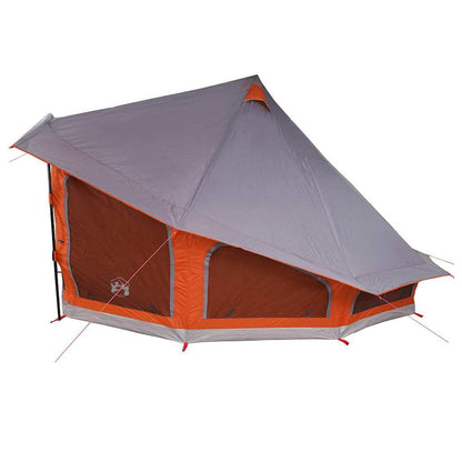 vidaXL Familien-Tipi-Zelt Tipi Grau und Orange 508 x 470 x 300 cm
