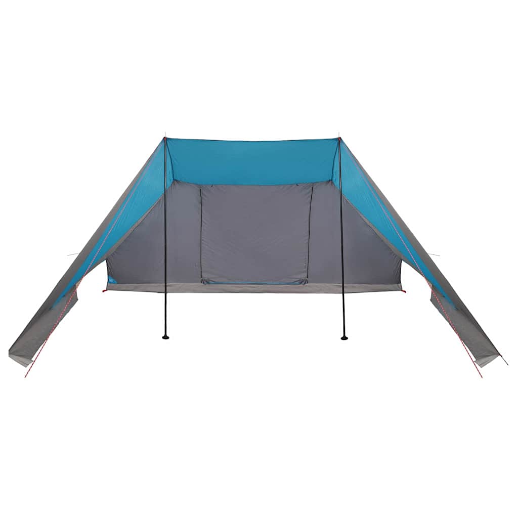 vidaXL Familienzelt mit Dach Blau und Grau 660 x 456 x 200 cm