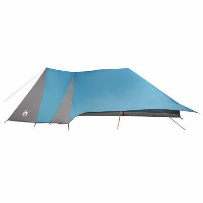 vidaXL Familienzelt mit Dach Blau und Grau 660 x 456 x 200 cm