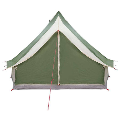 vidaXL Familien-Tipi-Zelt Tipi Grün und Beige 400 x 346 x 250 cm