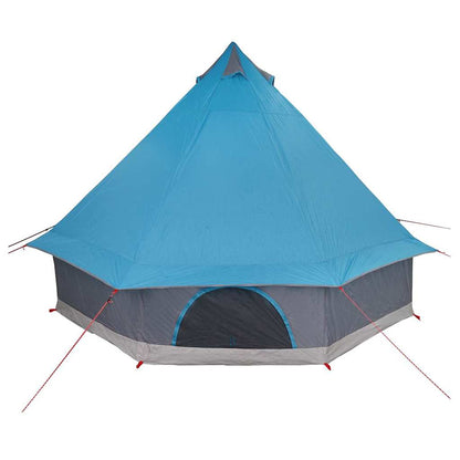 vidaXL Familien-Tipi-Zelt Tipi Blau und Grau 400 x 346 x 250 cm