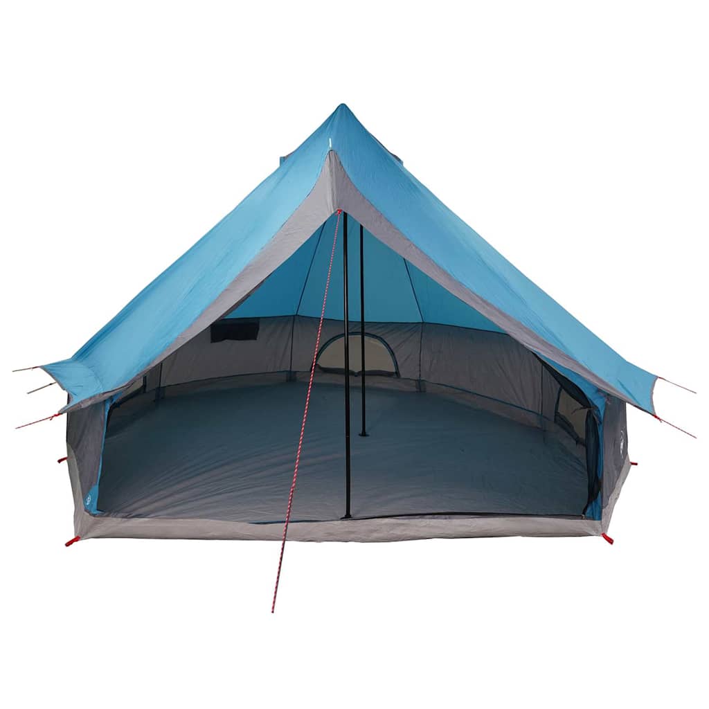 vidaXL Familien-Tipi-Zelt Tipi Blau und Grau 400 x 346 x 250 cm