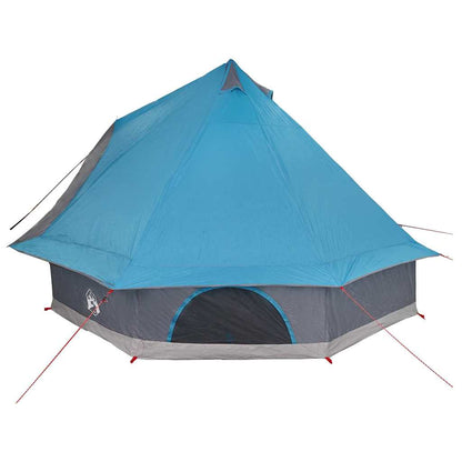 vidaXL Familien-Tipi-Zelt Tipi Blau und Grau 400 x 346 x 250 cm