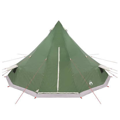 vidaXL Familien-Tipi-Zelt Tipi mit Dach Grün 560 x 560 x 300 cm