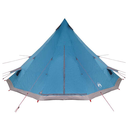 vidaXL Familien-Tipi-Zelt Tipi Blau und Grau 560 x 560 x 300 cm