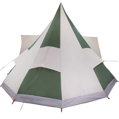 vidaXL Familien-Tipi-Zelt Tipi Grün und Beige 510 x 690 x 330 cm