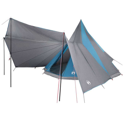 vidaXL Familien-Tipi-Zelt Tipi Blau und Grau 510 x 690 x 330 cm