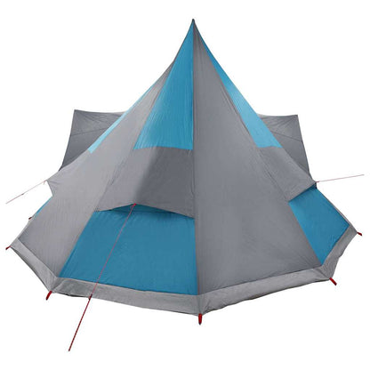 vidaXL Familien-Tipi-Zelt Tipi Blau und Grau 510 x 690 x 330 cm