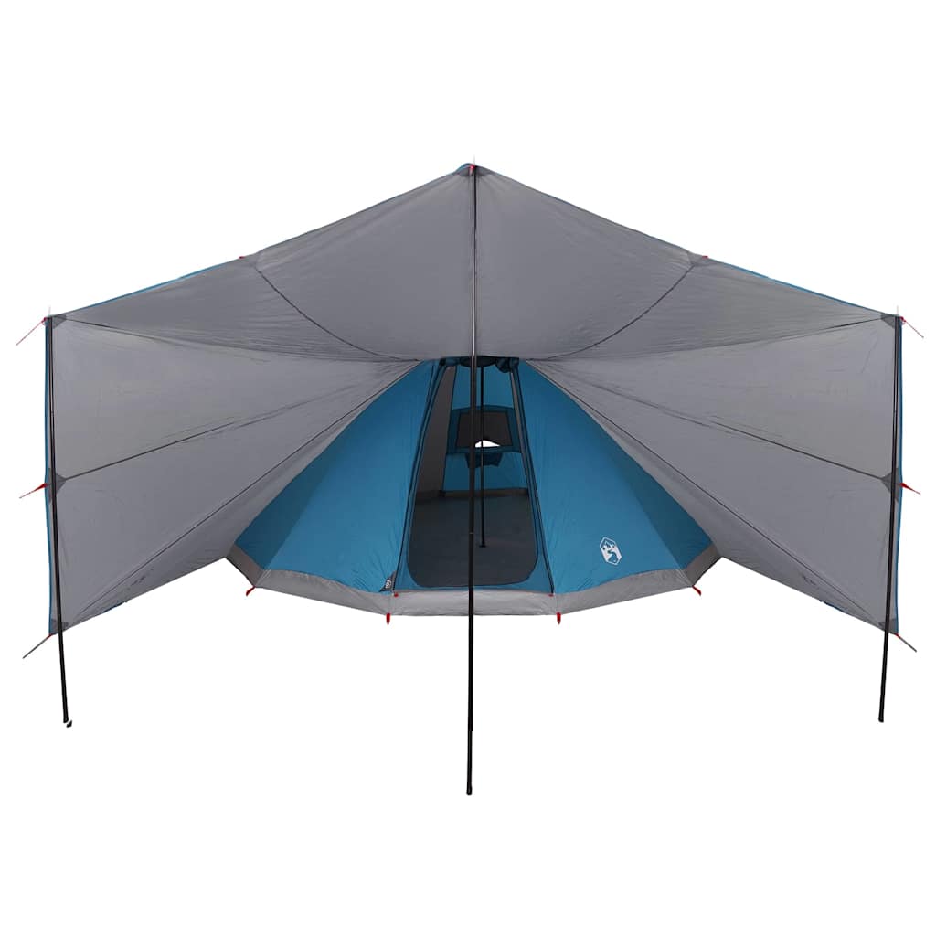 vidaXL Familien-Tipi-Zelt Tipi Blau und Grau 510 x 690 x 330 cm