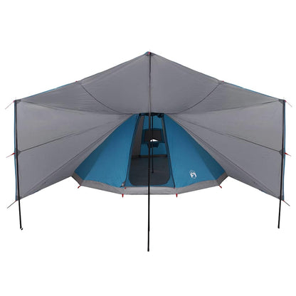 vidaXL Familien-Tipi-Zelt Tipi Blau und Grau 510 x 690 x 330 cm