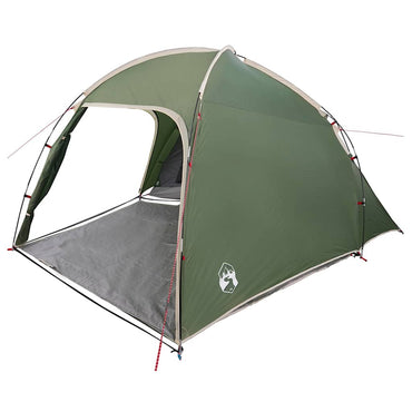 vidaXL Zelt Hütte Grün 370 x 230 x 185 cm Polyester und Fiberglas