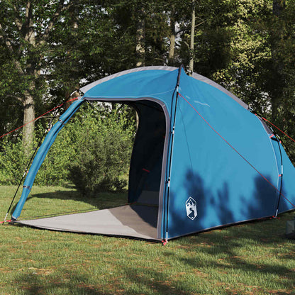 vidaXL Zelt Hütte Blau 370 x 230 x 185 cm Polyester und Fiberglas
