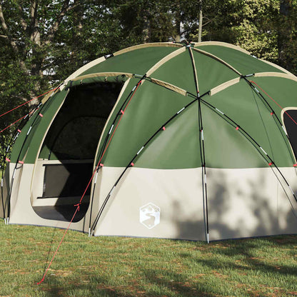 vidaXL Campingzelt mit Dach Grün 475 x 475 x 235 cm Polyester
