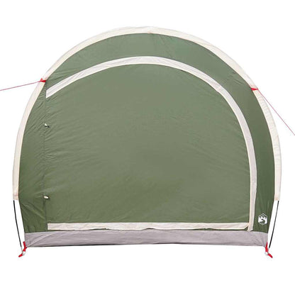 vidaXL Abri de vélo avec toit et espace de rangement Vert 256 x 222 x 182 cm
