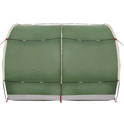 vidaXL Abri de vélo avec toit et espace de rangement Vert 256 x 222 x 182 cm