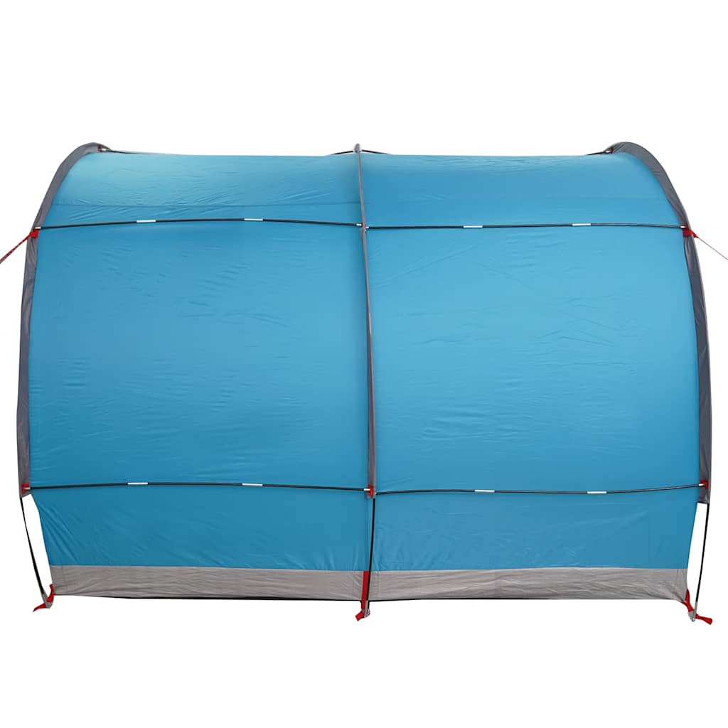 vidaXL Fahrradgarage mit Dach mit Speicher Blau 256 x 222 x 182 cm