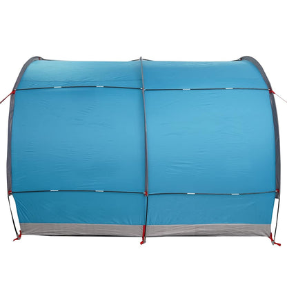 vidaXL Fahrradgarage mit Dach mit Speicher Blau 256 x 222 x 182 cm