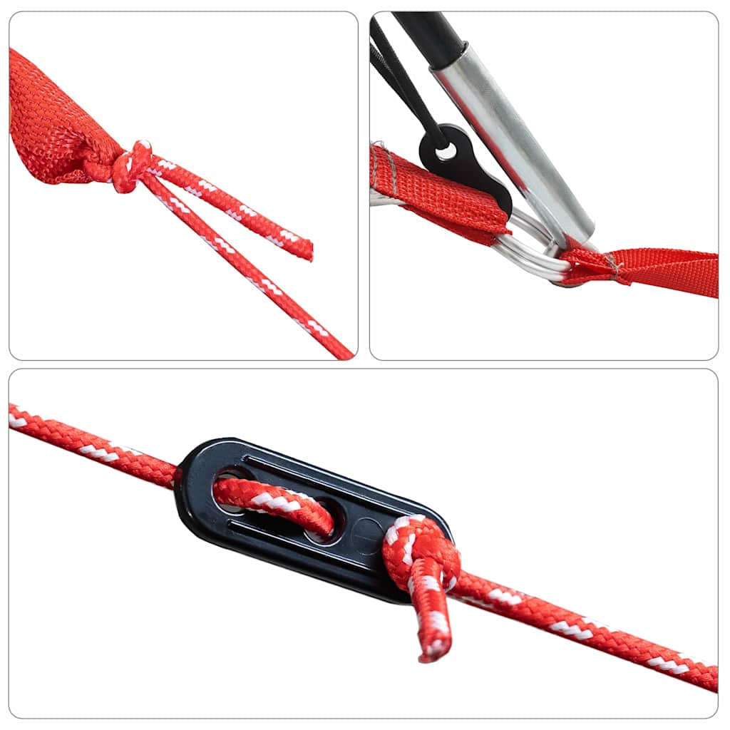 Zelt mit Dach mit Speicher Blau 268 x 240 x 191 cm Polyester