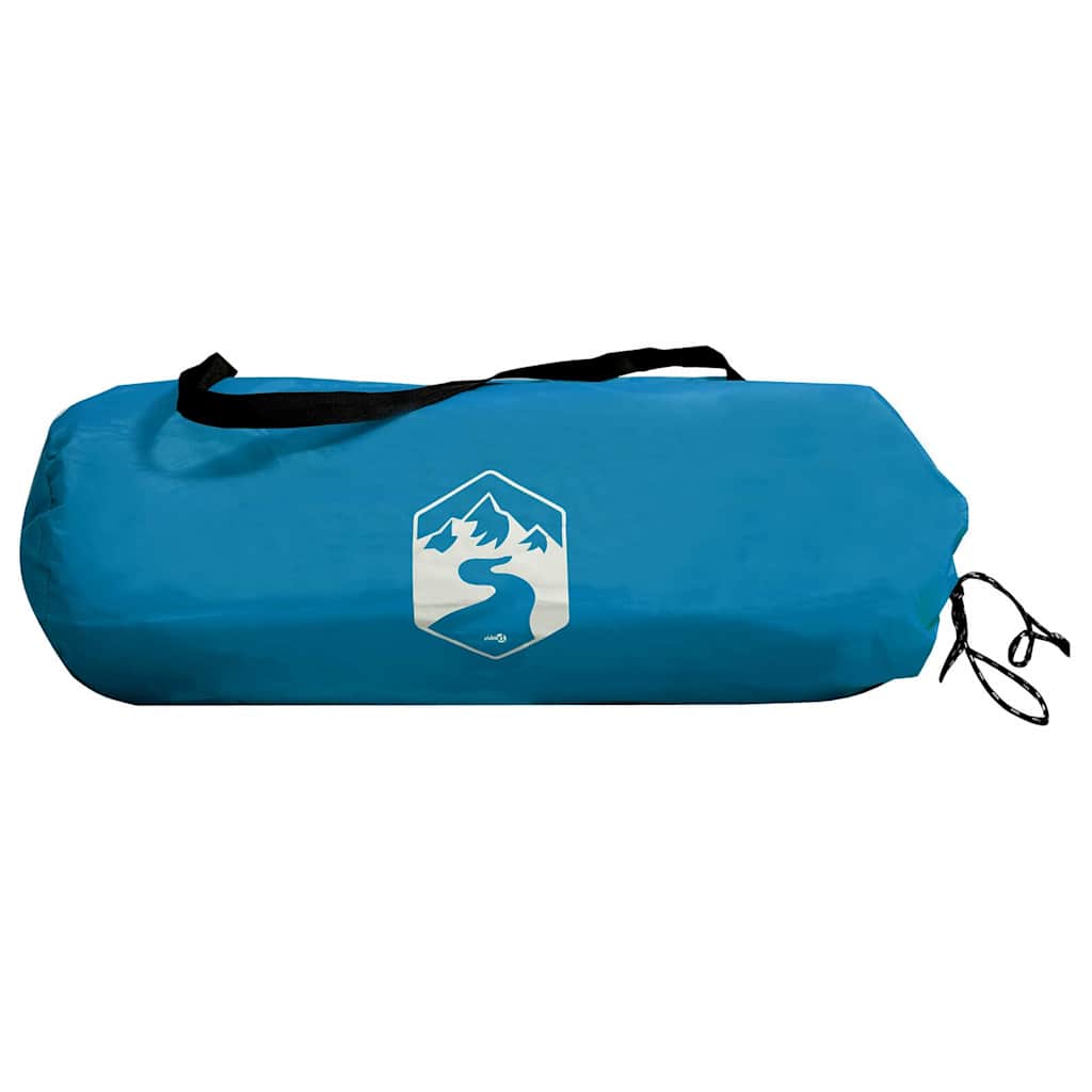vidaXL Fahrradgarage mit Dach mit Speicher Blau 218 x 156 x 180 cm