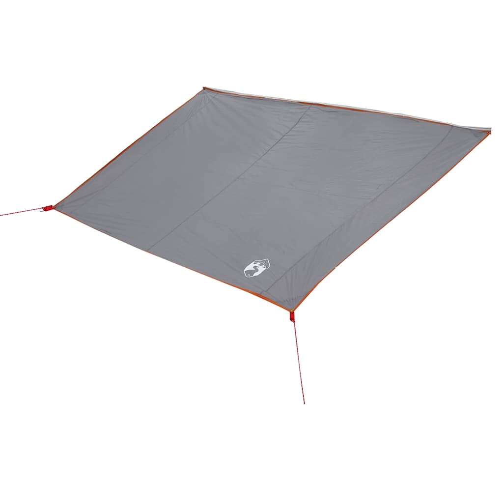 vidaXL Bâche imperméable Gris et orange