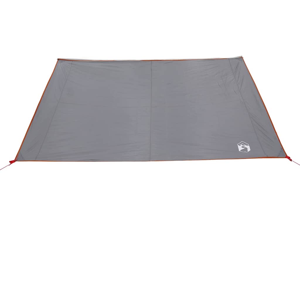 vidaXL Bâche imperméable Gris et orange