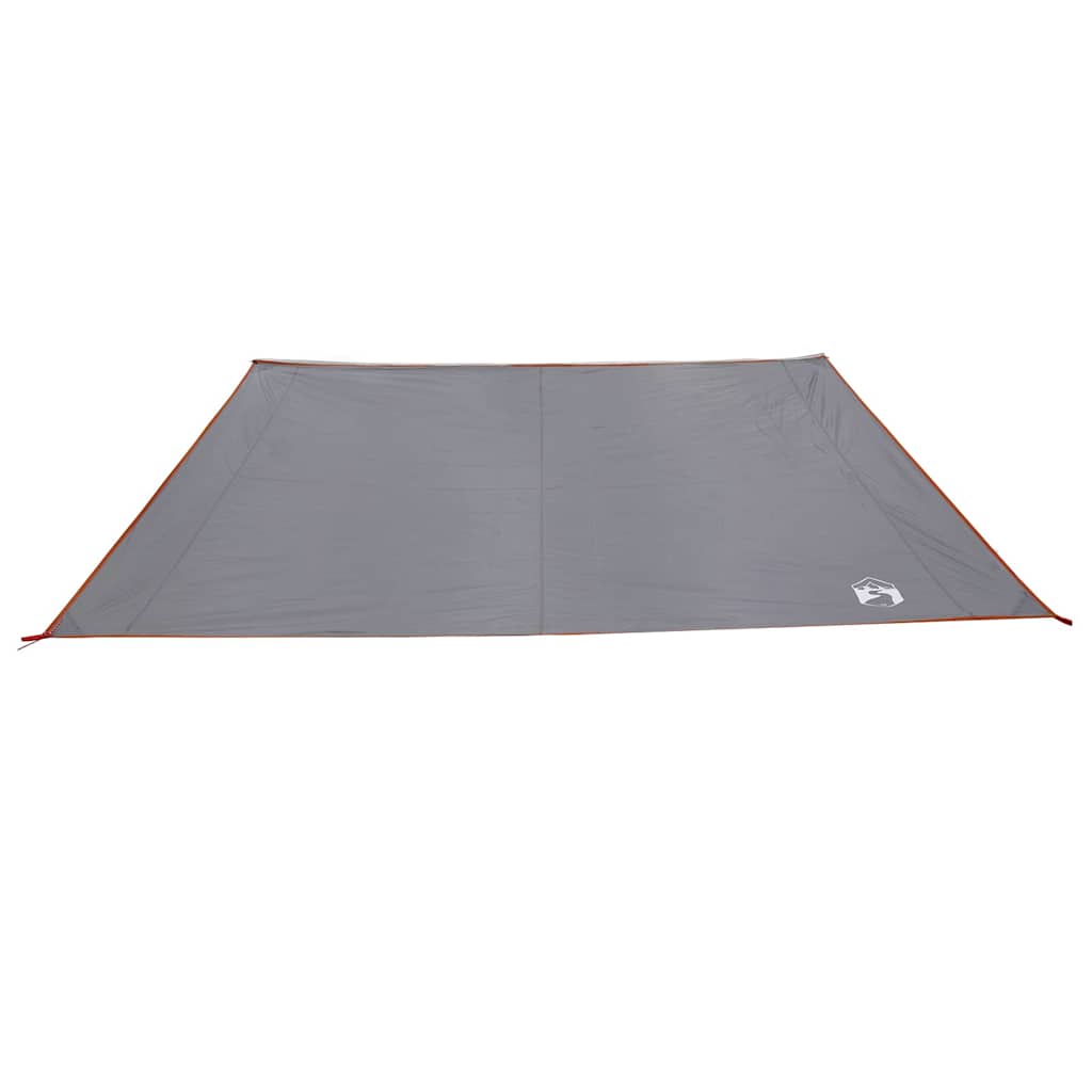 vidaXL Bâche imperméable avec toit Gris et orange
