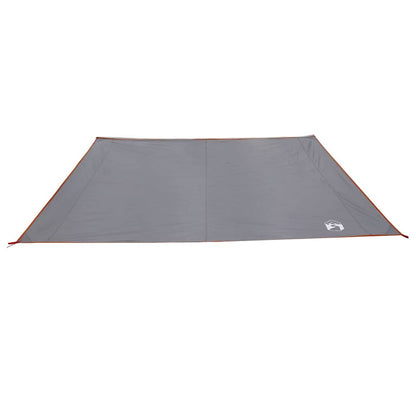 vidaXL Bâche imperméable avec toit Gris et orange