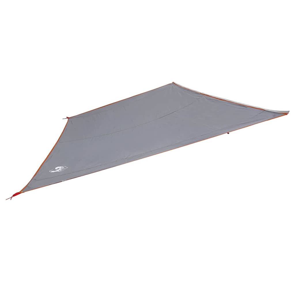 vidaXL Bâche imperméable avec toit Gris et orange