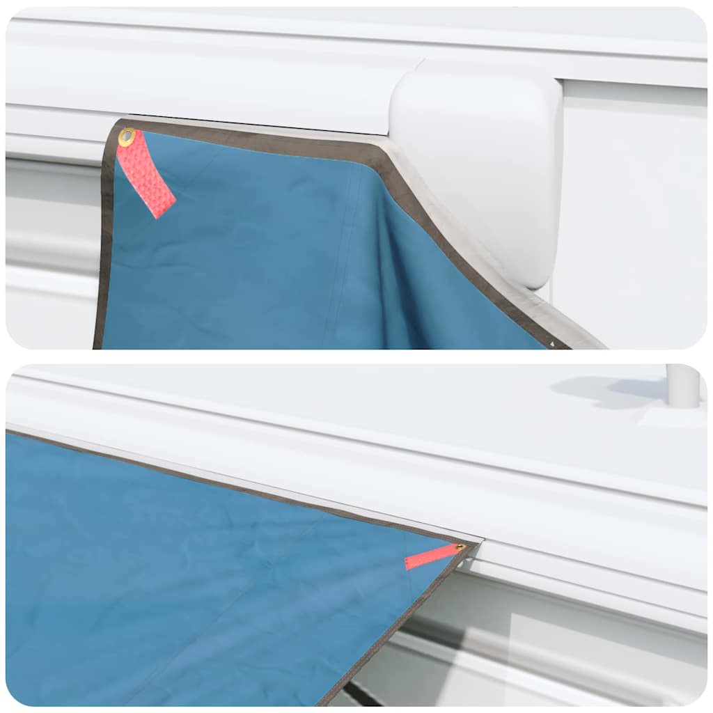 Wasserfeste Plane mit Dach Blau