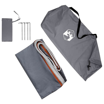 Wasserfeste Plane mit Dach Grau und Orange