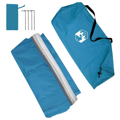 vidaXL Tapis de sol imperméable avec toit