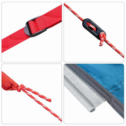 Wasserfester Tarp mit Dach 402 x 240 x 240 cm