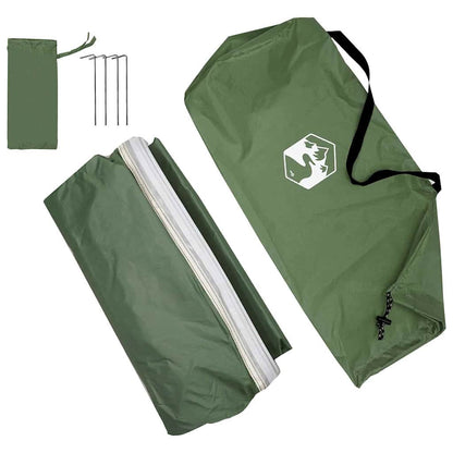 vidaXL Tente de hayon avec toit vert 190 x 150 x 185 cm taffetas