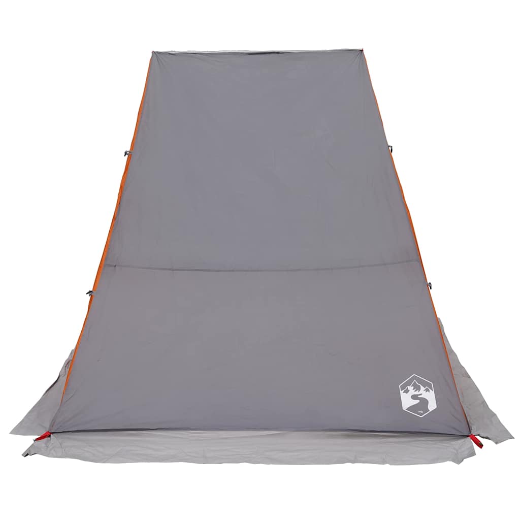 vidaXL Heckklappenzelt Grau und Orange 190 x 150 x 185 cm Taft