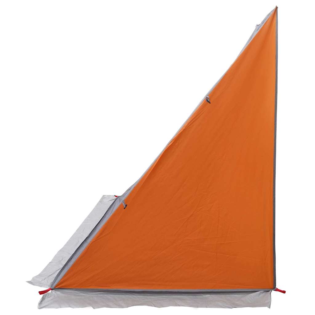 vidaXL Heckklappenzelt Grau und Orange 190 x 150 x 185 cm Taft