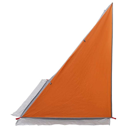 vidaXL Heckklappenzelt Grau und Orange 190 x 150 x 185 cm Taft
