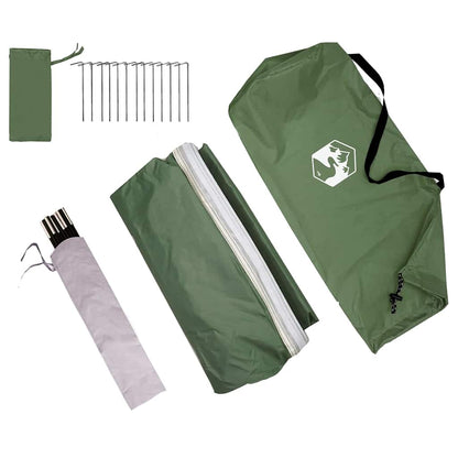 vidaXL Tente arrière avec toit Vert 285 x 255 x 245 cm Taffetas