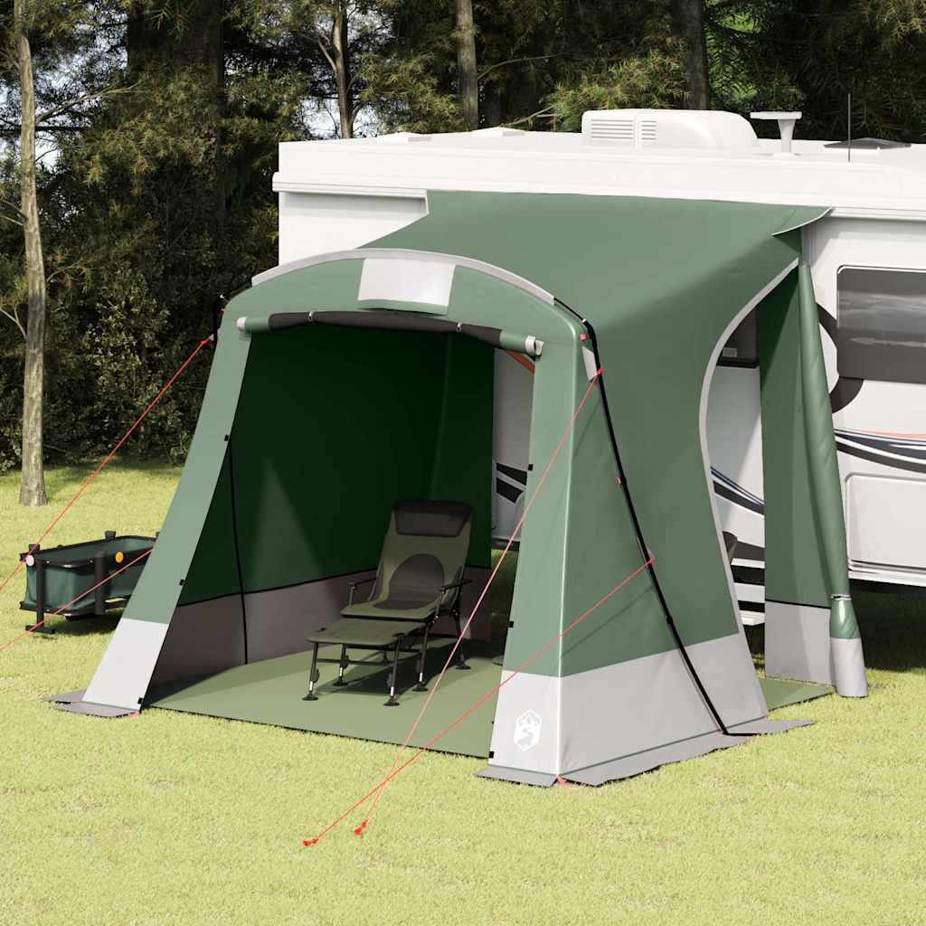 vidaXL Tente arrière avec toit Vert 285 x 255 x 245 cm Taffetas
