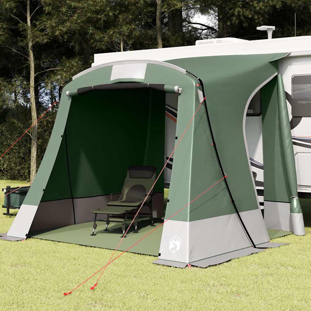 vidaXL Tente arrière avec toit Vert 285 x 255 x 245 cm Taffetas