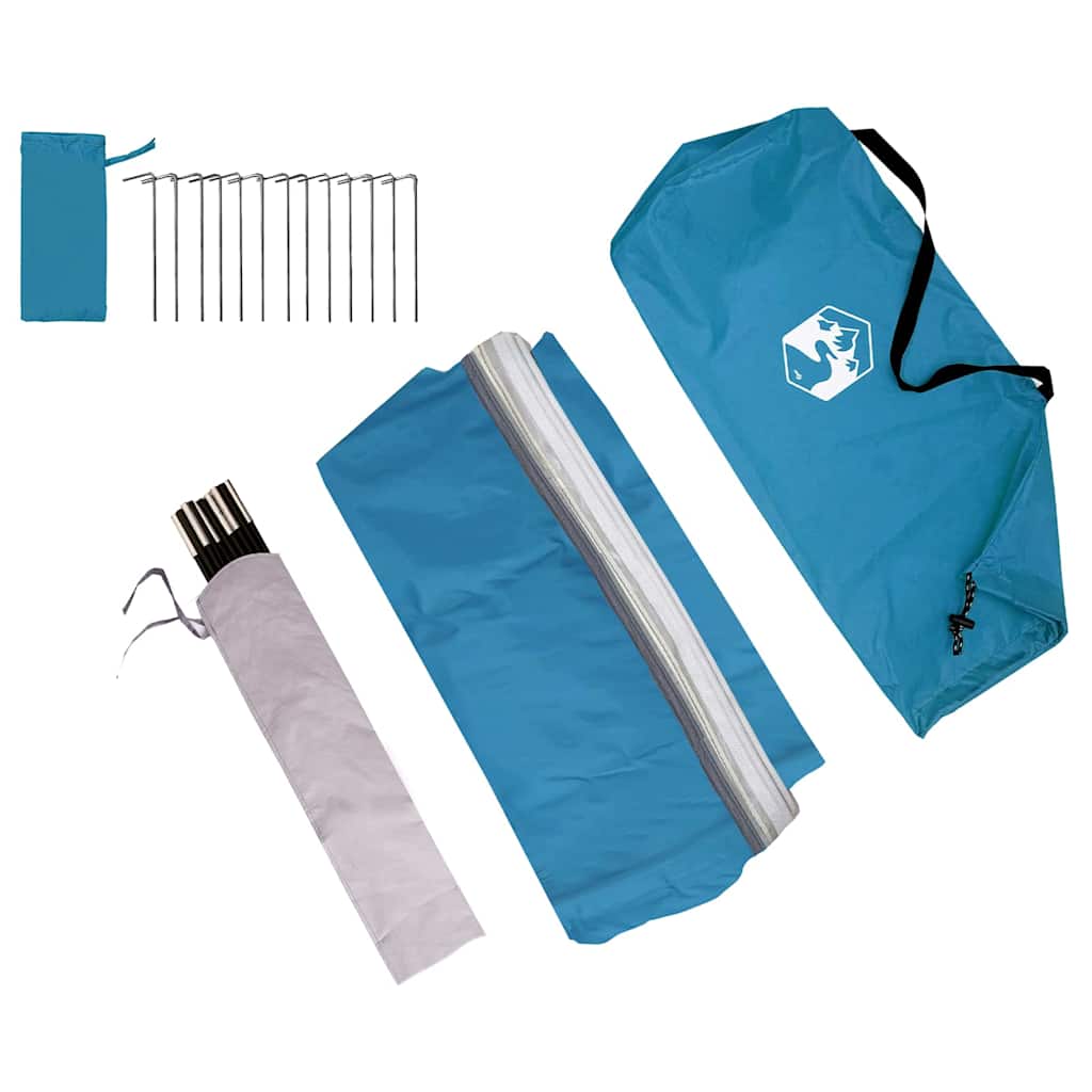 vidaXL Auvent de hayon avec toit bleu 285 x 255 x 245 cm Taffetas