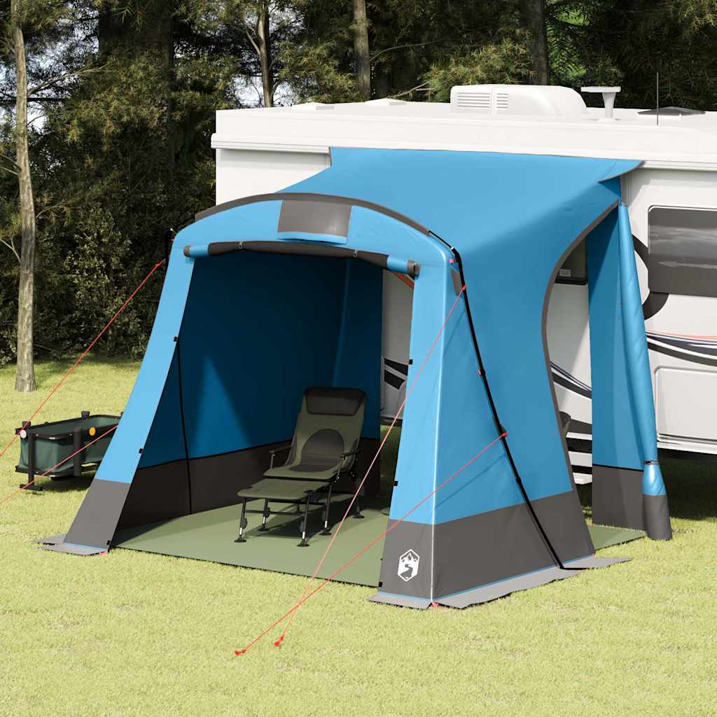 vidaXL Auvent de hayon avec toit bleu 285 x 255 x 245 cm Taffetas