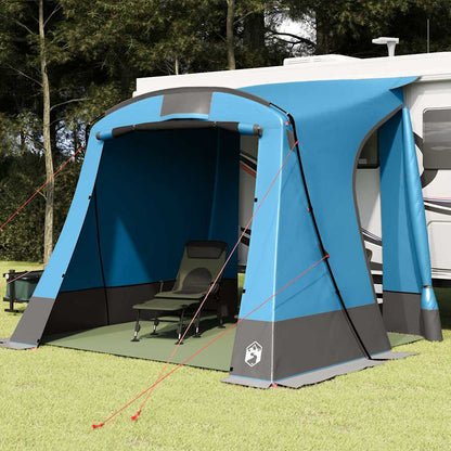 vidaXL Auvent de hayon avec toit bleu 285 x 255 x 245 cm Taffetas
