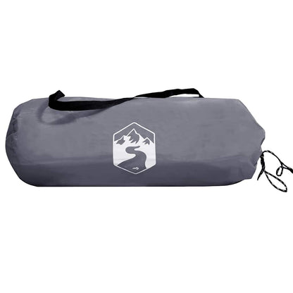 vidaXL Heckklappenzelt Grau und Orange 285 x 255 x 245 cm Taft